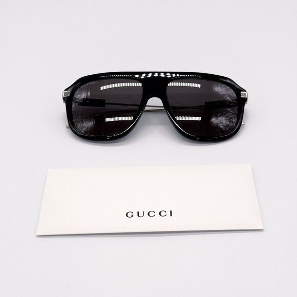 NEW GUCCI GG1309S 005, UNISEX SHIELD SUNGLASSES GUCCI - Picture 12 of 13